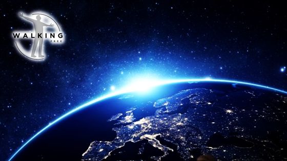 Earth from space Zoom background