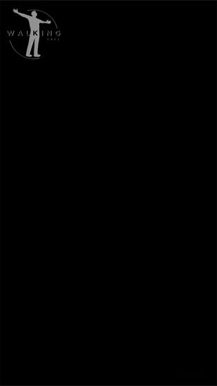 Black, logo left Zoom background