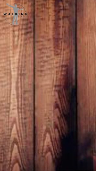 Dark wood Zoom background